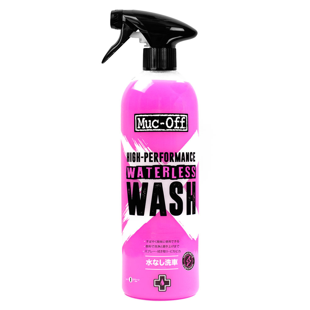 MUC-OFF （マックオフ) WATERLESS WASH ウォーターレスウォッシュ 750L(ピンク) （水なし自転車洗車用品）