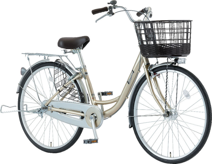 シティサイクル シオノ エレガント 26 オートライト (アッシュゴールド) 26MLA-S-HD-W SHIONO ELEGANT 26 塩野自転車
