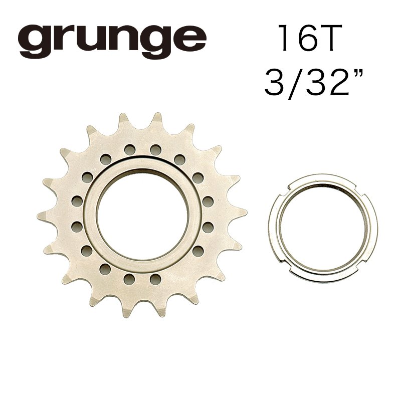 grunge (グランジ) FIXEDシングル　ギア 16T 3/32 Fixed Gear ピストバイク