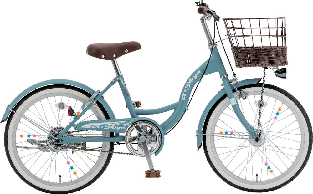 子供用自転車 シオノ エイシア 24 外装6段 オートライト (フラットGブルー) 24SJ-S-6-HD SHIONO A・SHIYA 246 塩野自転車 シティサイクル