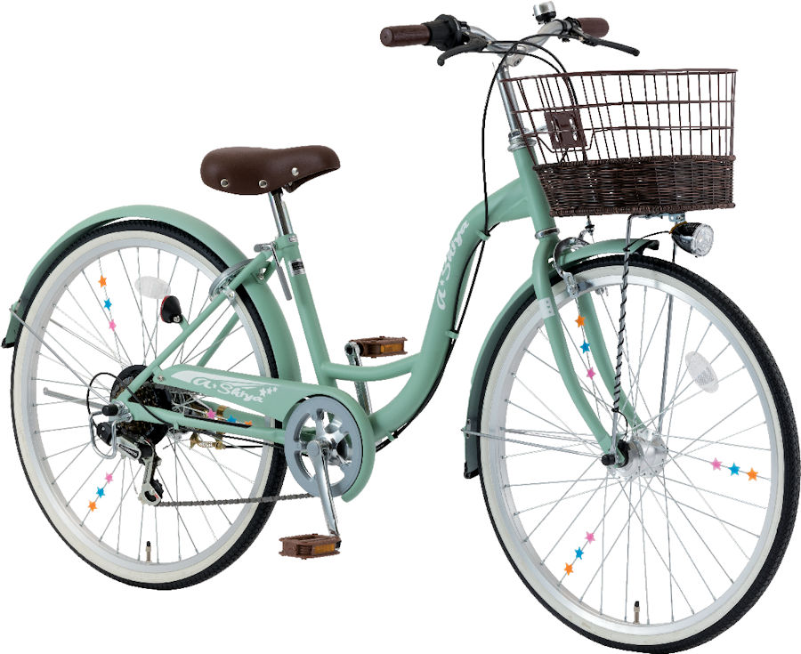 子供用自転車 シオノ エイシア 20 オートライト (フラットSグリーン) 20SJ-S-HD SHIONO A・SHIYA 20 塩野自転車 シティサイクル