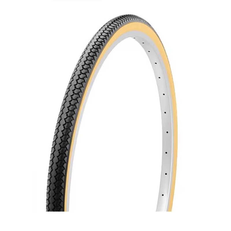 SHINKO(シンコー) SR078 スタンダードタイヤ 1本巻 26x13/8 W/O  アメ/ブラック / 自転車 タイヤ
