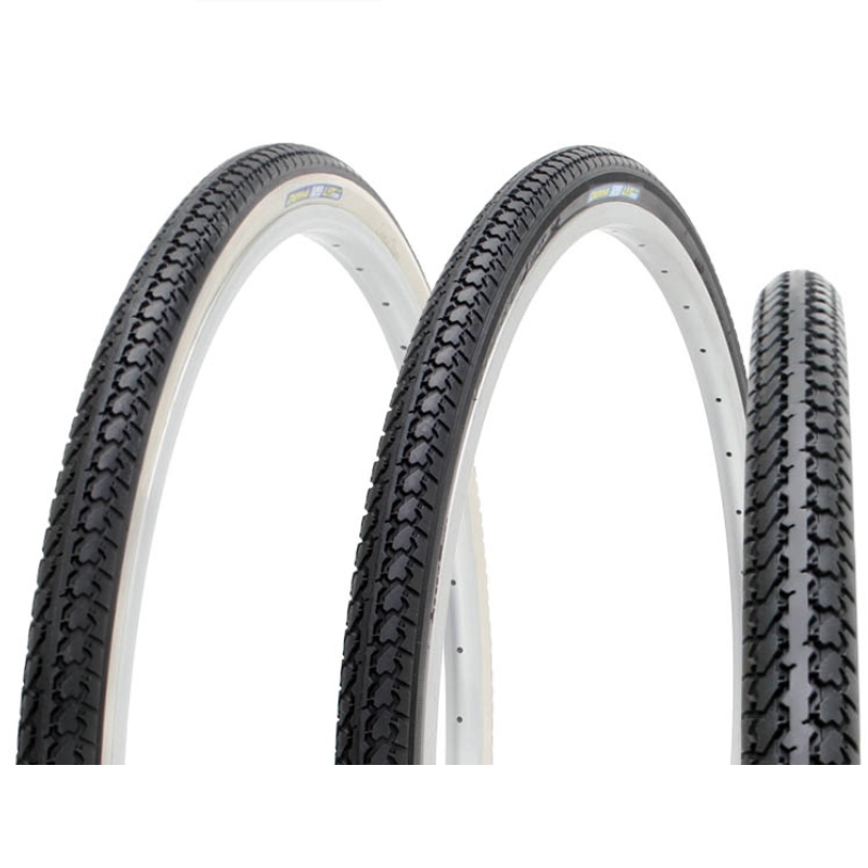 SHINKO(シンコー) SR199 スタンダードタイヤ ペア巻 26x13/8 W/O  ホワイト/ブラック / 自転車 タイヤペア巻