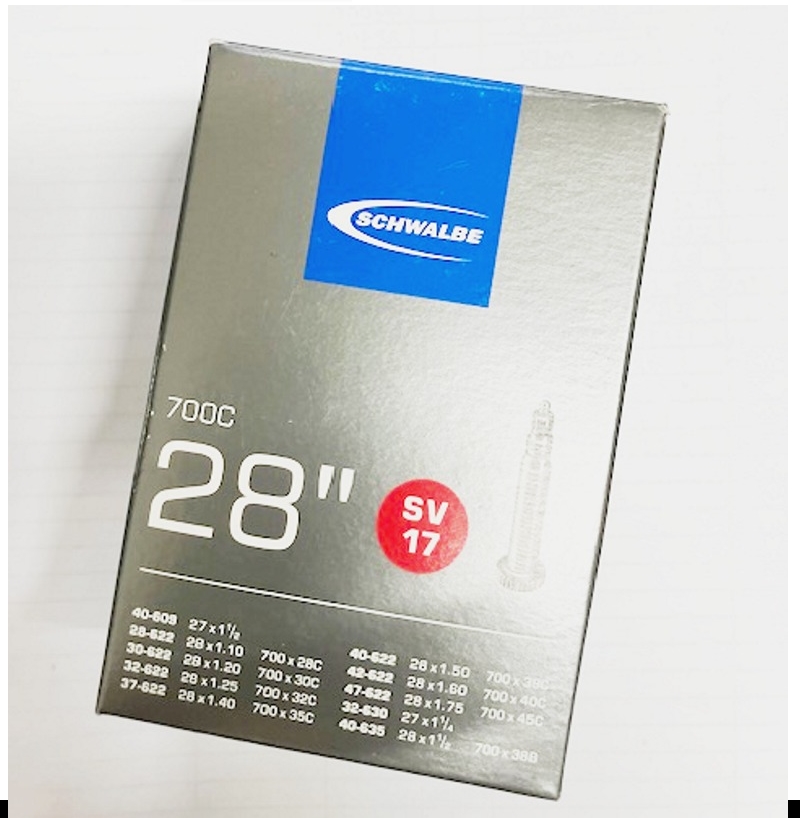 SCHWALBE(シュワルベ) 17SV 700×18/28C  仏式バルブ　40mm