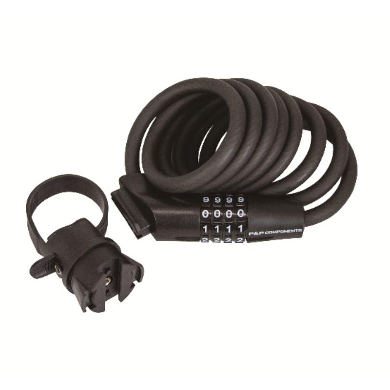 P&P COMPONENTS（ピーアンドピー）COIL WIRE LOCK 1800 / BK