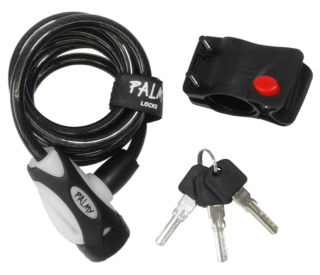 パルミー P-555 ダストカバー付ワイヤーロック (109-33061)
