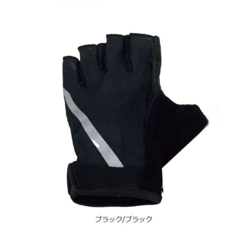 あさひ（ASAHI）ギガパッドグローブハーフ-P 指切り UVカット ハーフグローブ