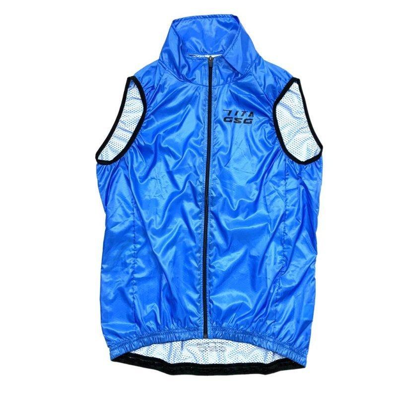 7-ITA（セブン・アイティーエー）メンズ サイクル ウェア 7ITA Cobra Gilet Blue（Sサイズ）セブンイタリア