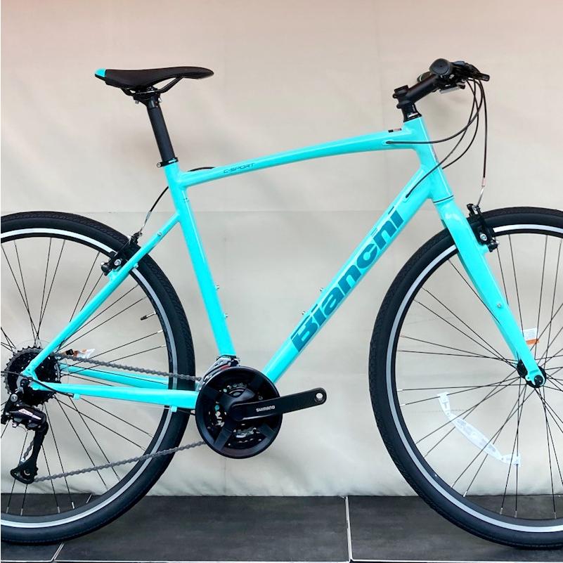 Bianchi ビアンキ クロスバイク C スポーツ1 2024年モデル （Celeste/Dark Terquoise Full Glossy） Bianchi C・SPORT 1 / 47cm