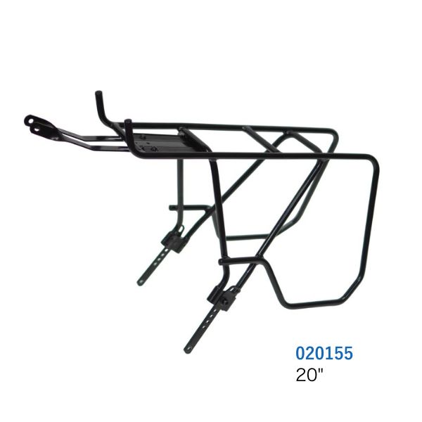 ライトウェイ パニアバッグ対応 オフセット リアキャリア (ブラック) RITEWAY　20“用