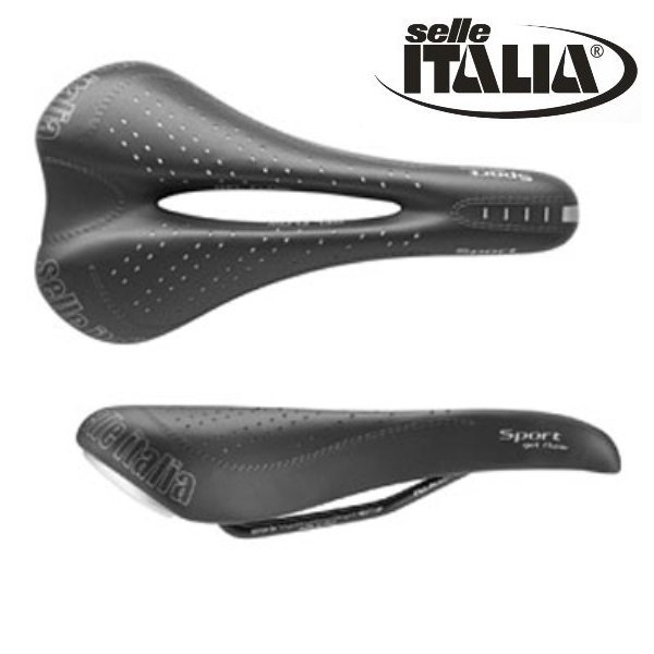 Selle italia(セライタリア）SPORT Gel FLOW FeC  BLK S  サドル