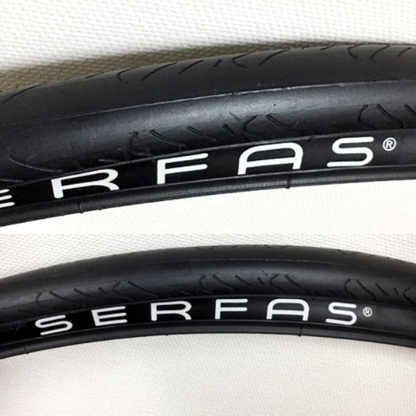 SERFAS(サーファス) 自転車用 タイヤ セカ ロード 700X25C ブラック 728070 【限定】