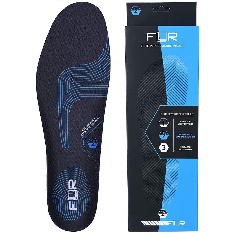 FLR エリートパフォーマンスインソール (ブルー) ロード サイクル ビンディング シューズ中敷き　40/41用