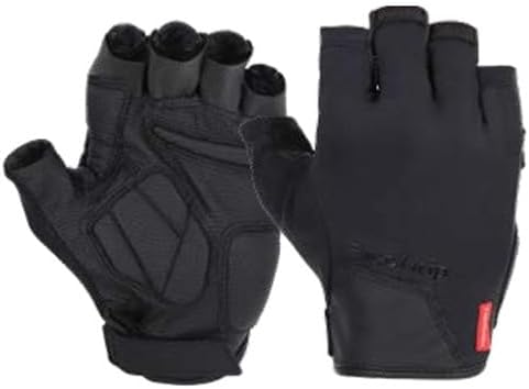 UVEX (ウベックス）　Ergo Grip（エルゴグリップ） ThickPad ショートフィンガーシックパット / ブラック/ブラック　Lサイズ