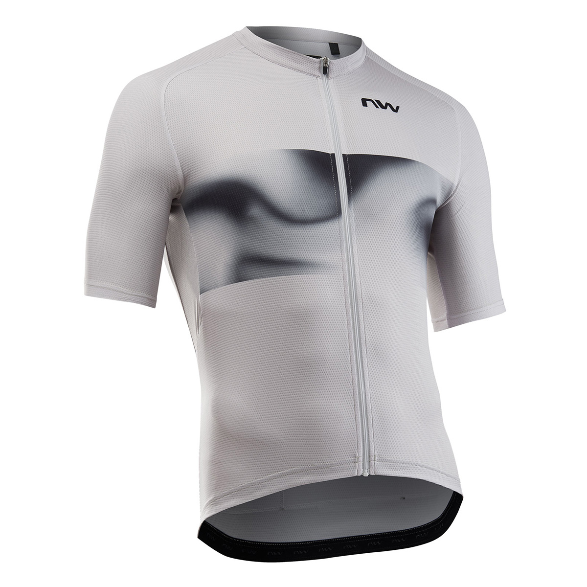 Northwave（ノースウェーブ）Force Evo Jersey 89241077 / サイクル用ジャージ（半袖）Light Grey  / Mサイズ