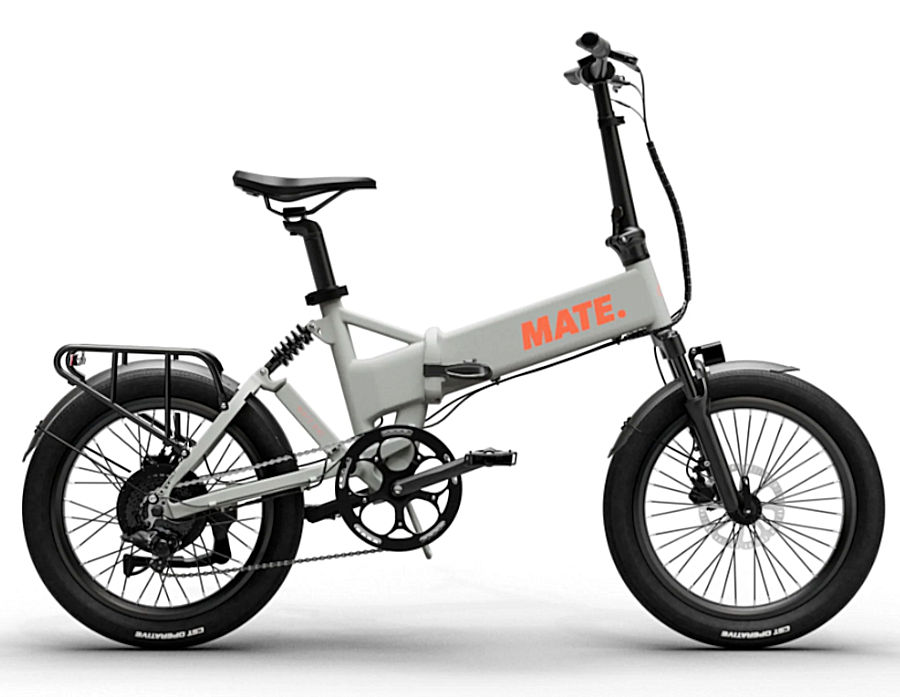 【対面販売】 MATE.BIKE (メイトバイク) MATE Fusion 2.0 Starter kit package (Ghost Gravity) (メイトフュージョン2.0 スターターパッケージ) 折り畳み電動アシスト小径車