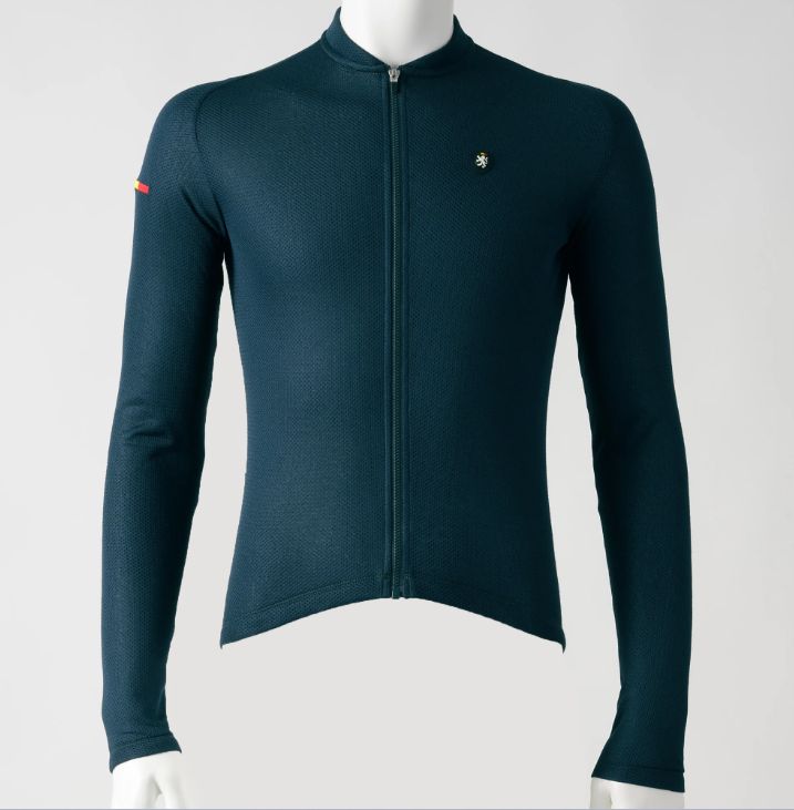 Lion de KAPELMUUR (リオン・ド・カペルミュール) 長袖ジャージ　Octa　裏起毛メッシュジャージ2 / ブルーグリーン / Mサイズ