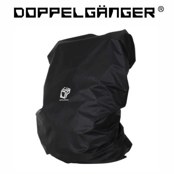 ドッペルギャンガー バックパックレインカバー DRC350-BK / ブラック / 適合サイズ：65リットルまで （DOPPELGANGER DRC350-BK）