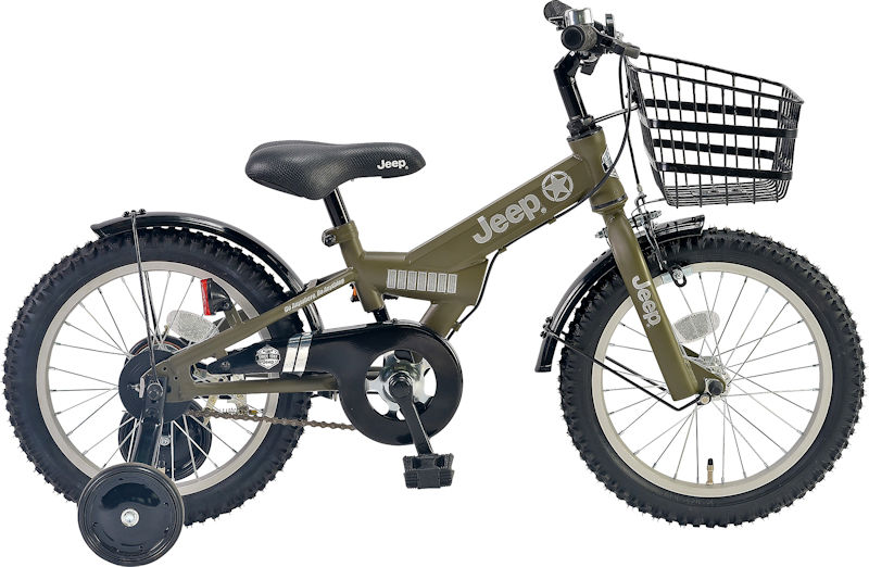 Adサイクル 幼児用自転車 Jeep Je 16g オリーブ ジープ Je 16 G 子供用自転車 キッズバイク